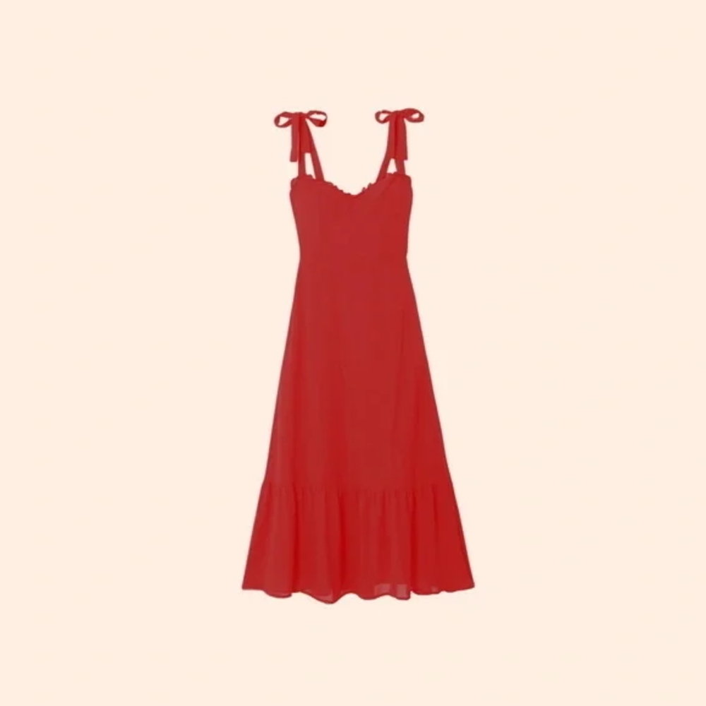 Reformation Nikita Dress (Cherry)